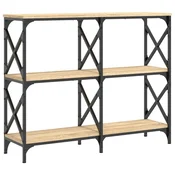 Vidaxl Klubska mizica sonoma hrast 100x28x80,5 cm inženirski les