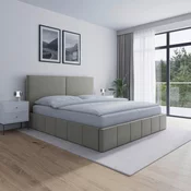 Bessagi Home Oblazinjena Postelja Serena, 180x200, Rjavosiva