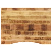 Vidaxl Mizna plošča ukrivljena 110x80x2,5 cm trden mangov les