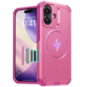 Hibridna maska ESR Cyber HaloLock za iPhone 17 - pink