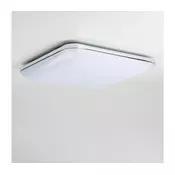 LED prigušiva stropna svetiljka LED/42W/230V bela + daljinski upravljac