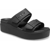 shumee CROCS BROOKLYN NIZKI SANDALI S KLINKO Ž 207431 W6 I EU 3637 ČRNA