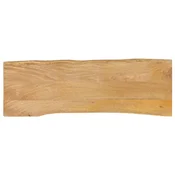 Mizna plošča 110x40x2,5 cm naraven rob trden mangov les