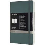 PRO NOTEBOOK LARGE HARD FOREST GREEN