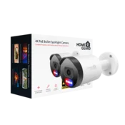 Homeguard 4K POE Bullet Spotlight kamera, svjetlosno/zvučni alarm