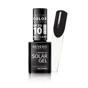 REVERS Lak za nohte Revers Solar Gel #24, 12 ml, hibridni učinek, črna