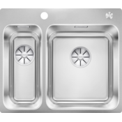 Blanco pomivalno korito SOLIS 340/180-IF/A InFino INOX 18/10, GLAVNA KAD DESNA, z daljinskim upravljanjem. PushControl