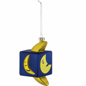 Božični okraski CUBIK MOON, modra, Alessi
