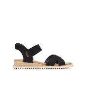Skechers Sandali BOBS Desert Kiss - Golden Lily 114418/BLK Črna