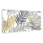 Klarstein Wonderwall Air Art Smart, infrardeč grelnik, list, 120 x 60 cm, 700 W