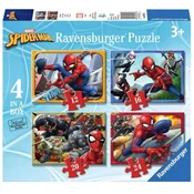 Ravensburger puzzle (slagalice) - Spajdermen 4u1 RA06915