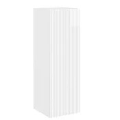 vidaXL Omejen kabineta za kopalnico Bela visok sijaj 33 x 34,5 x 60 cm