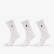 Nogavice Jordan Everyday Crew Socks 3-Pack White/ Black XL