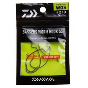 Worm trnki DAIWA BASSERS WORM HOOK SS #3/0 5 kos