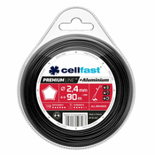 Najlon za trimer za travu PREMIUM zvezda 2.4mm 90m Cellfast
