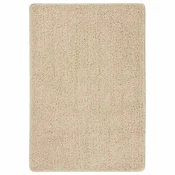 Vidaxl Košata preproga krem 160x230 cm nedrseča