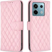 Ovitek s preklopom za Xiaomi Redmi Note 13 Pro 5G, denarnica, , roza
