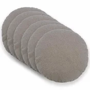 vidaXL Prevleka za blazino 6 pcs HEERLEN Svetlo siva O 40 cm Bouclé