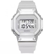 Kvadratna digitalna ura – bela KP21805