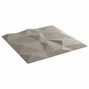 vidaXL Stenske plošče 24 pcs Beton Siva 50 x 50 cm XPS Pena