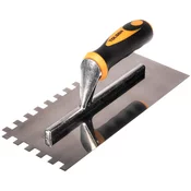 TOLSEN Lopatica iz nerjavečega jekla 280 × 120 mm - zob 10 mm