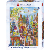 Heye Puzzle Charming Village: Red archs 1000 kosov
