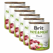Konzervirana hrana Brit Paté & Meat Duck 6x800 g