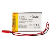 shumee Li-Po baterija LP453350 Akyga AKY0392 3,7 V/800 mAh PCM JST 2-pinski konektor 150 mm