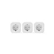 Nedis Wi-Fi Smart Plug Schuko Type F 10 A 3-Pack