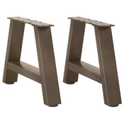 Noge za klub stolic A-oblika 2 kom 50 x (30-31) cm celik