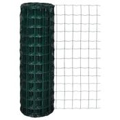 Vidaxl Evro ograja iz jekla 10 x 1,2 m zelena