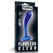 Flawless Clear Prostate Plug 6.0 Blue, LVTOY00693 / 0771
