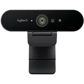 LOGITECH Brio 4K kamera crno