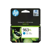 HP 963XL originalna kartuša z modrim črnilom velike zmogljivosti