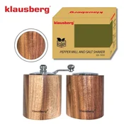 Klausberg KB-7859 set mlinčkov za poper in solnico iz akacijevega lesa