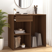 vidaXL Kozmetična omarica rjav hrast 80x40x75 cm inženirski les