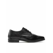 CLARKS Čevlji na vezalke Howard Walk, črna