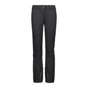 CMP WOMAN PANT WITH INNER GAITER, ženske hlace za skijanje, crna 30A0866
