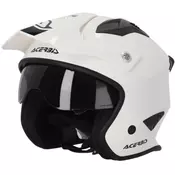 Motoristična jet čelada ACERBIS Aria, bela