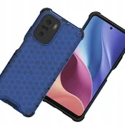 Honeycomb ovitek z odbijačem za Xiaomi Redmi K40 Pro+/K40 Pro/K40/Poco F3, moder