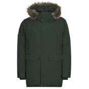 Superdry za moške. M5011929A Everest Faux Fur Parka temno zelena (M), Priložnostno, Poliester