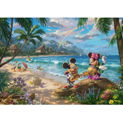 Schmidt - Puzzle Thomas Kinkade: Disney: Minnie i Mickey na Havajima - 1 000 dijelova