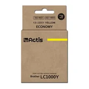 slomart actis kb-1000y črnilo (nadomestno za brother lc1000y/lc970y; standardno; 36 ml; rumeno)