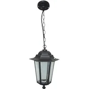 Bašt. fenjer viseci+lanac 75cm za 230V/60W+porc.grlo E27