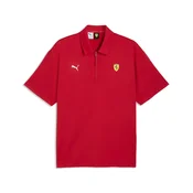 PUMA Scuderia Ferrari Cloudspun Polo Men, Motorsport, Rosso Corsa, M