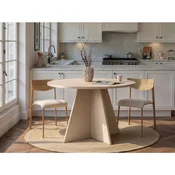 Hanah Home trpezarijski sto Virella, 120 × 120 cm, ploca u dekoru hrasta Pusula