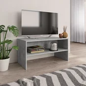 TV ormaric od iverice siva boja betona 80 x 40 x 40 cm