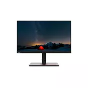 Monitor 27 LED Lenovo ThinkVision P27u-20, 62CBRAT6EU, UHD, IPS, 450 cd/m2, 60Hz, 4ms, DisplayPort, HDMI, USB-C, pivot, zvučnici, crni