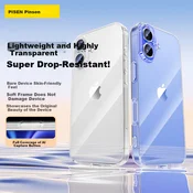 Pisen Maska za mobilni telefon iPhone 16, Providna