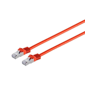 CAT7 S/FTP omrežni kabel 0,5m rdeč